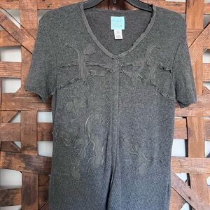 Anthropology Kimchi Blue Gray Cardigan Sweater